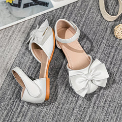 Bowknot Sandals Girls Lightweight Dress Shoes Party Wedding