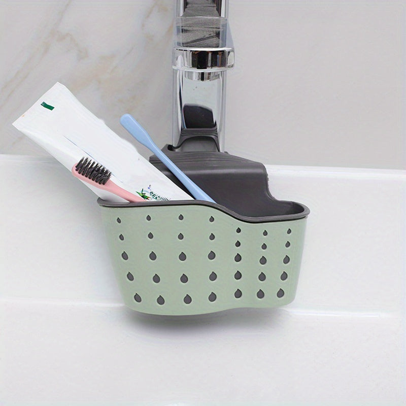 Saddle Type Sink Sponge Storage Drain Rack Hanging Bag