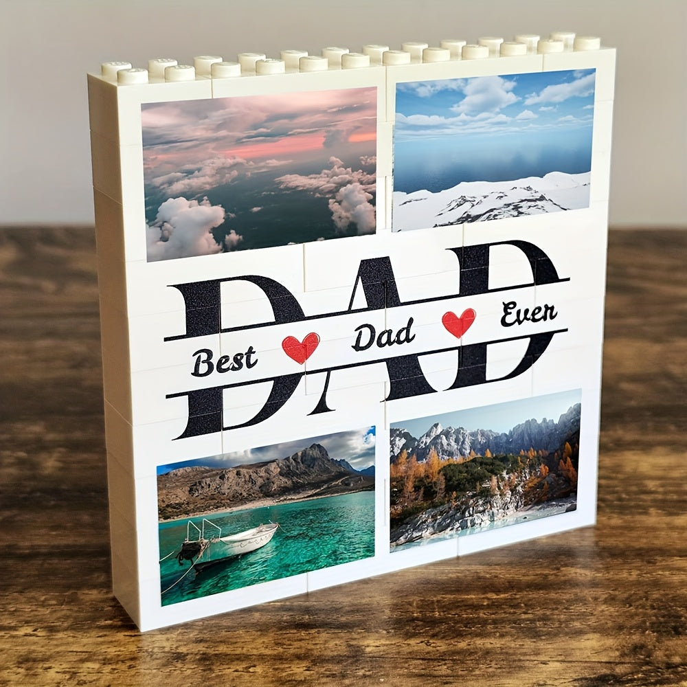 Personalized Dad Photo Block - Perfect Father's Day Gift