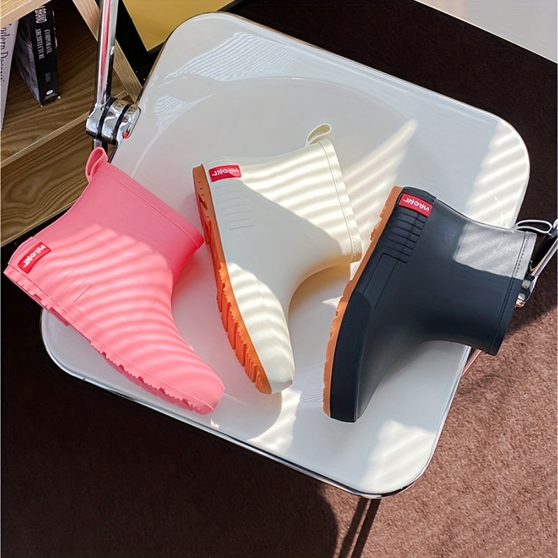 Women's Non slip Rubber Rain Boots Waterproof Water Boots