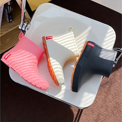 Women's Non slip Rubber Rain Boots Waterproof Water Boots