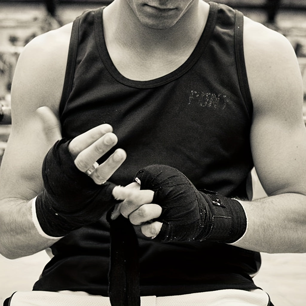 1pc 2.5M Hand Wraps Boxing Wrist Bandages Strap Pad Glove Protection