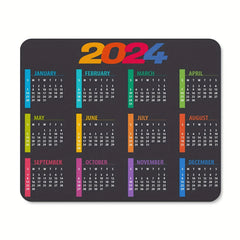 Calendar 05 Rectangular Anti Slip Rubber Mouse Pad 9.5 x 7.9 Inches