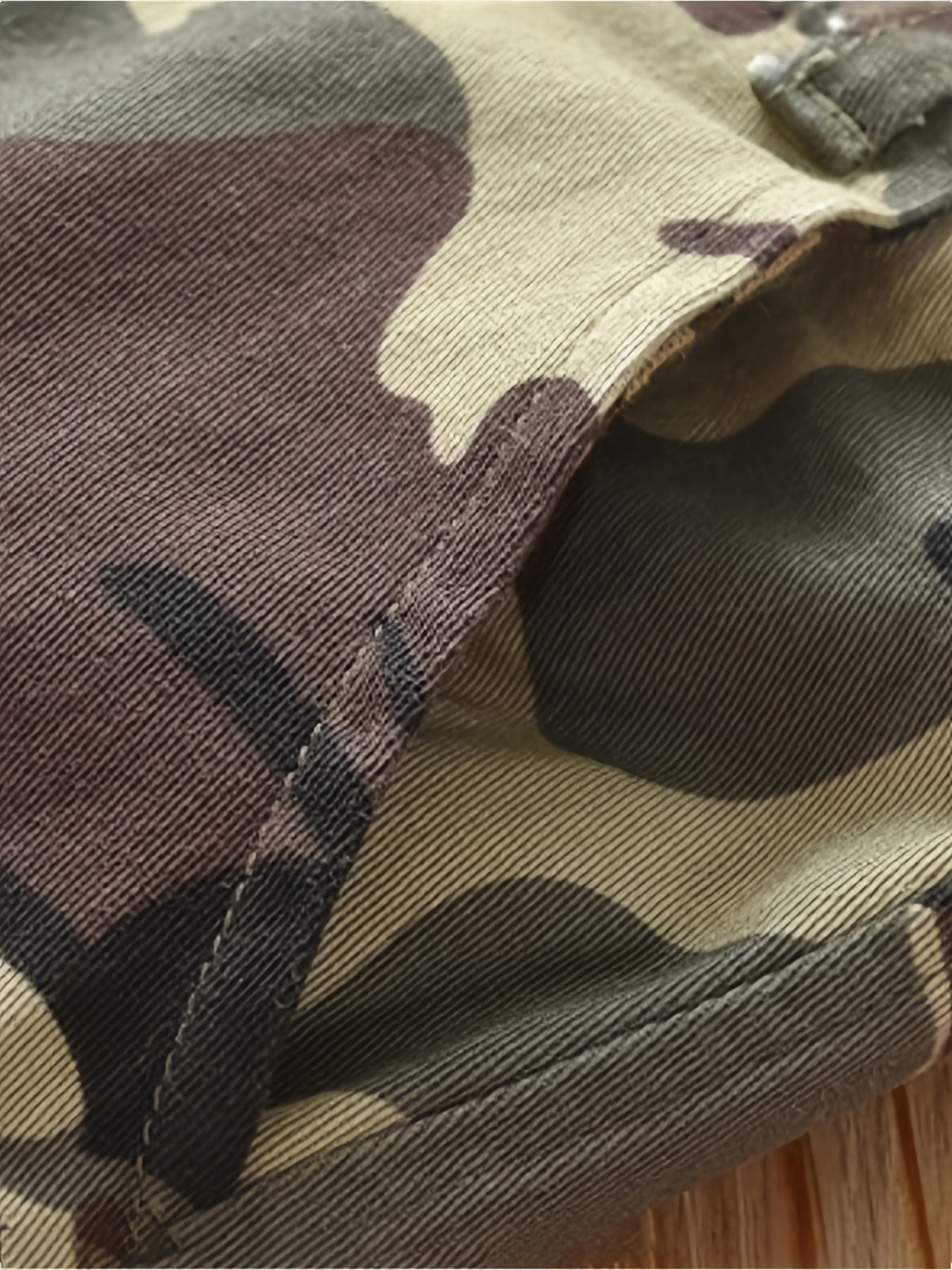 Boys Camo Sports Pants with Pockets