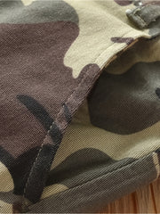 Boys Camo Sports Pants with Pockets