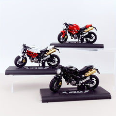 Handsome Racing Motorcycle Model Toy Cake Decoration for Boys