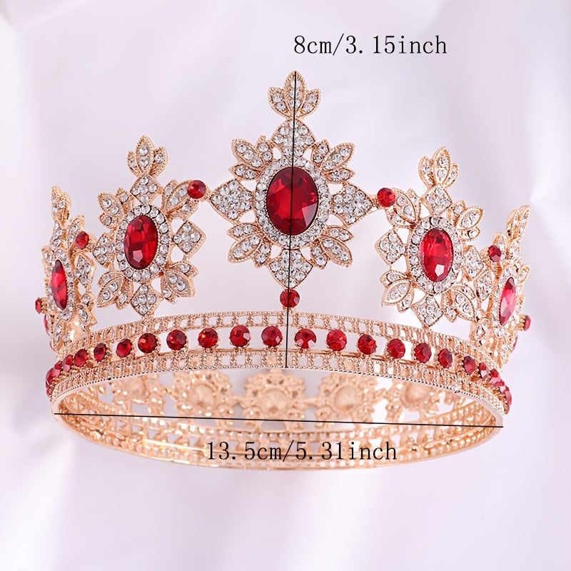 Crystal Tiara Crown Rhinestones Princess Crown Prom Party Tiara