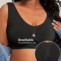 Women's Plus Size Seamless High Stretch Sports Bra