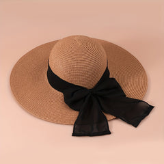 Sun Hat Wide Brim UV Protection Straw Hat Classic Floppy Beach Hats For Women
