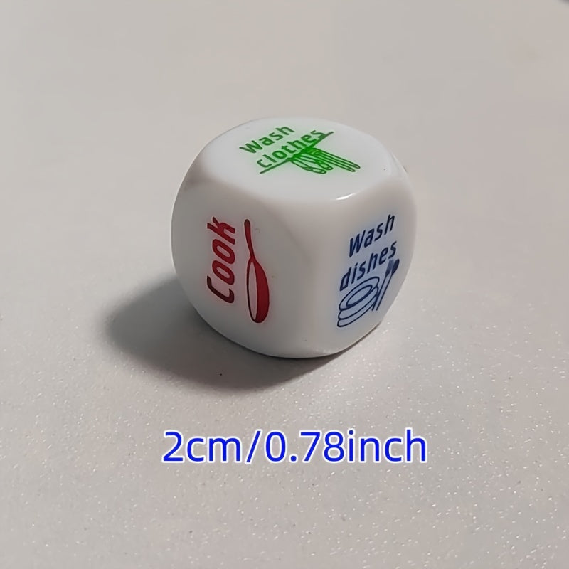 Novelty Housework Dice Game for Couples Birthday Party