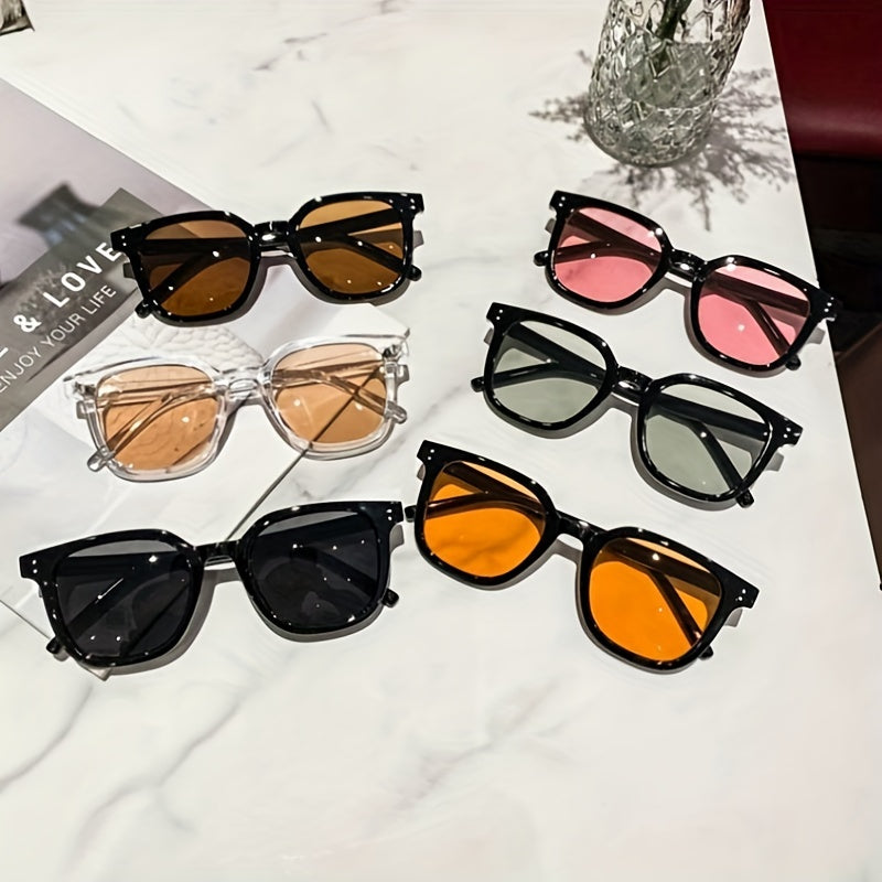 Square Sunglasses Anti Glare Glasses UV400