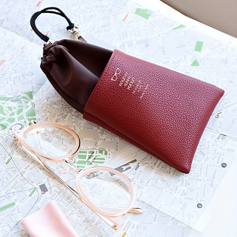 Mini Sunglasses Pouch Drawstring Glasses Dustproof Bag Lightweight