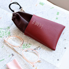 Mini Sunglasses Pouch Drawstring Glasses Dustproof Bag Lightweight