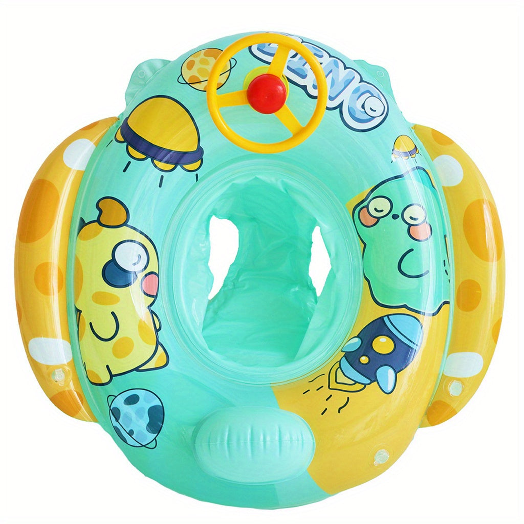 Kids Swimming Ring Boat Inflatable Toy Life Buoy