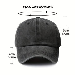 Unisex Vintage Baseball Caps Adjustable Sunscreen Hats for Outdoor Activities