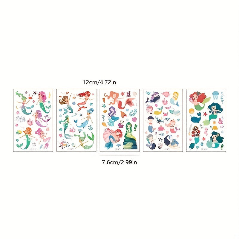 Herbal Tattoo Stickers Waterproof Long lasting Clavicle Arm Simulation