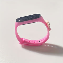 Oval Electronic Watch LED Screen Waterproof Doll Cartoon Wristwatch