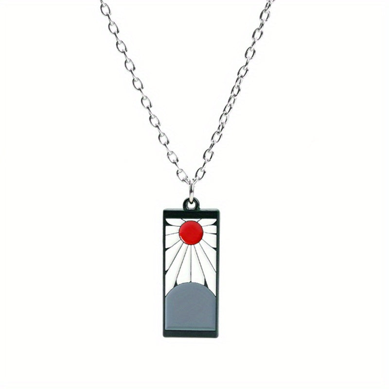 Ghost Slayer Blade Earrings Necklace Jewelry Student Necklace Creative Alloy
