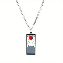 Ghost Slayer Blade Earrings Necklace Jewelry Student Necklace Creative Alloy