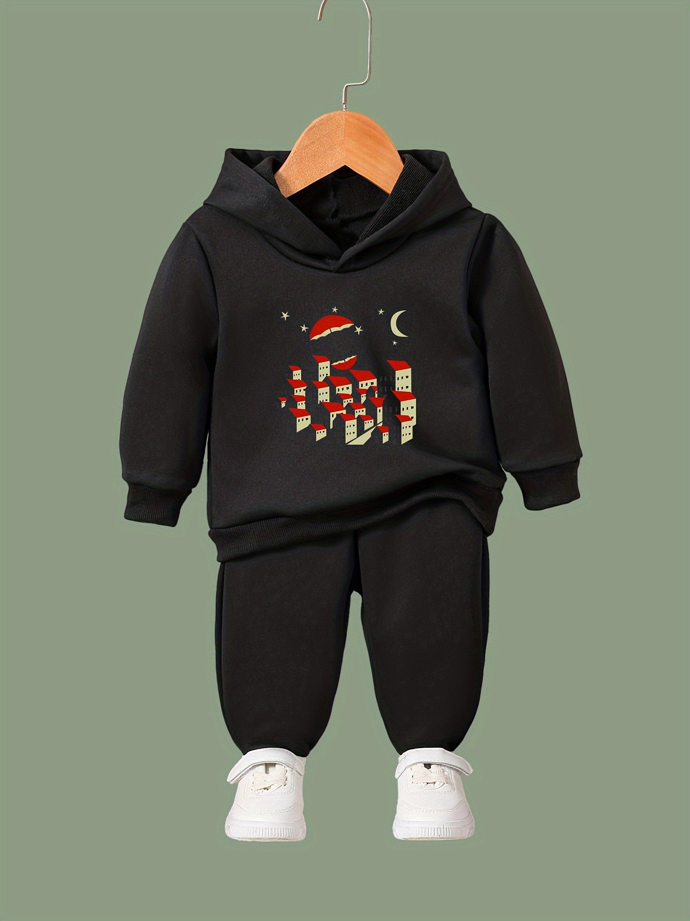 Umbrella Pattern Long Sleeve Hooded Sweatshirt Girls Comfy Hoodies Pullover