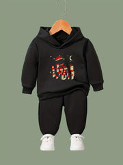Umbrella Pattern Long Sleeve Hooded Sweatshirt Girls Comfy Hoodies Pullover