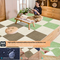 Anti-slip Office Floor Tile Carpet Sticker Self-adhesive Square Carpet Sticker