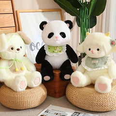 Sheep Stuffed Animal Panda Plush Toy Puppy Plushie for Kids