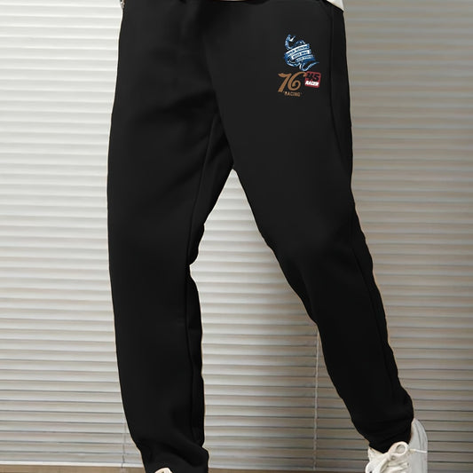 Men's Cartoon Print Jogger Pants Casual Loose Sweatpants