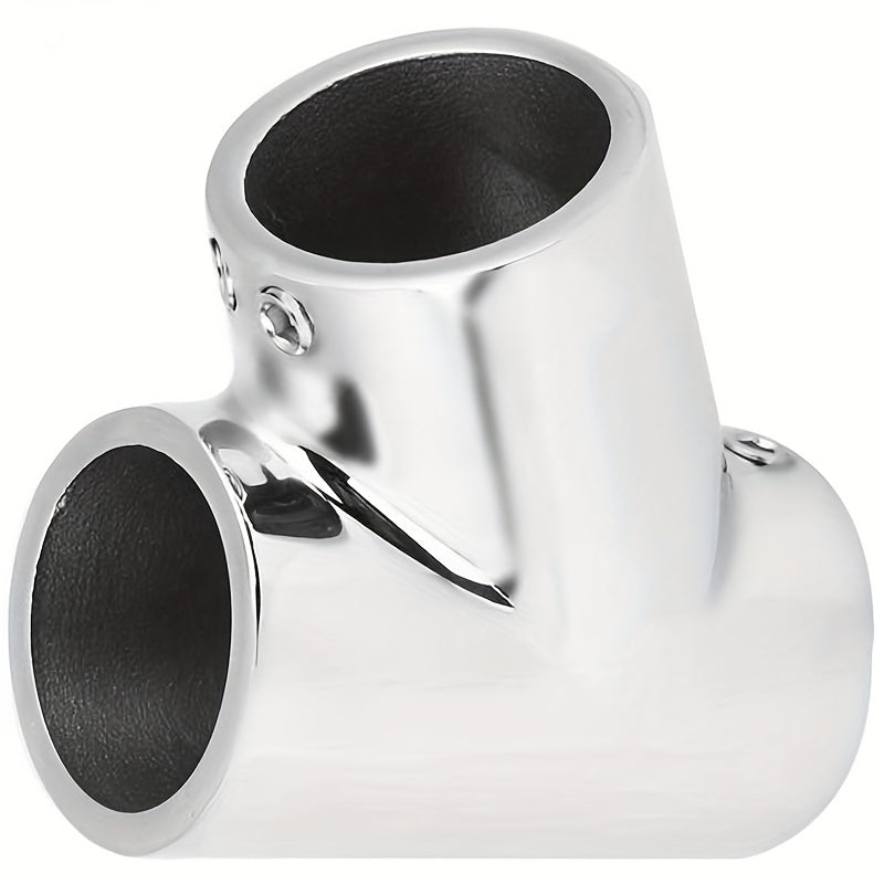 1pc Stainless Steel Boat Handrail Fittings Tee Rail 2 60 Degree Angles