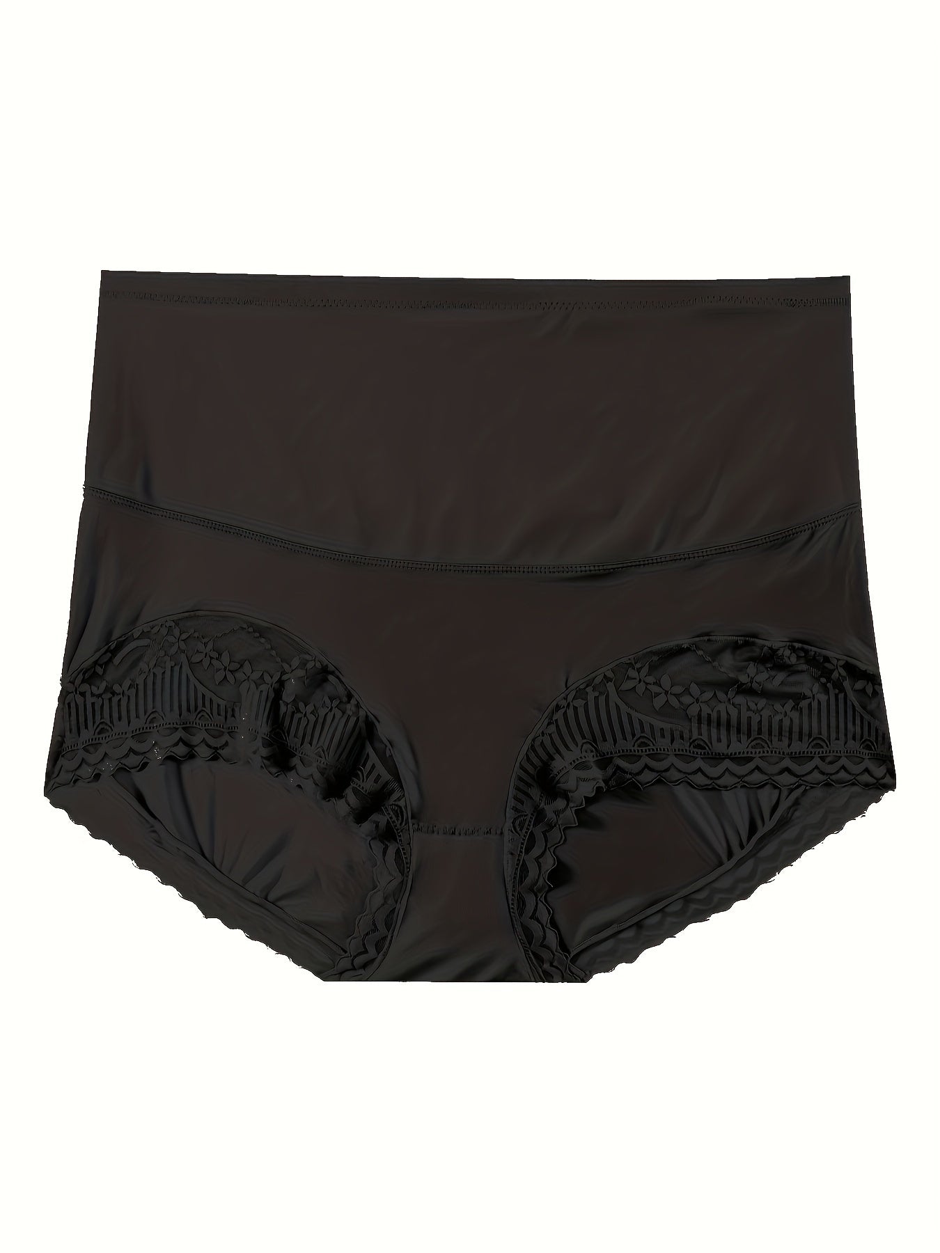 Contrast Lace Tummy Control Panty