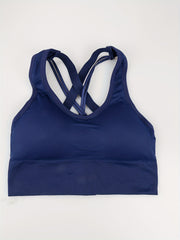 Criss Cross Sports Bra Push Up Shockproof Women's Lingerie