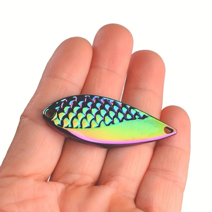 Metal Bionic Bait for Perch and Bass Fishing Spoon 2.5g-20g