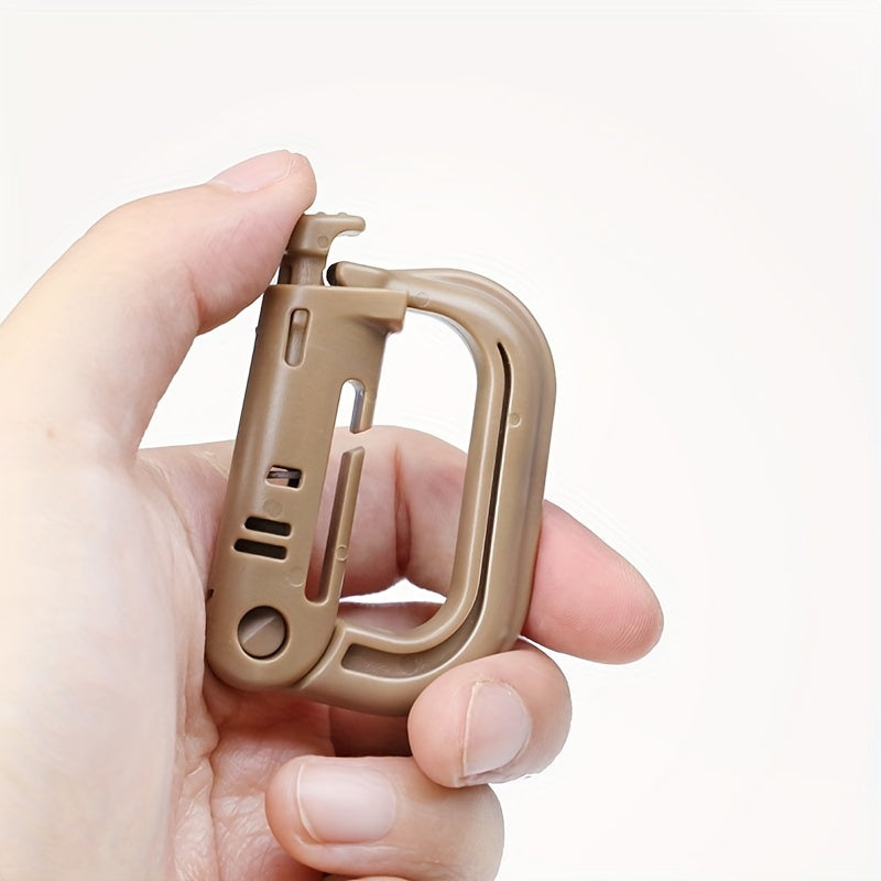 Climbing Carabiner 12pcs D Ring Shackle for Backpacks