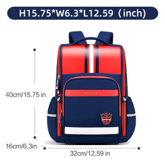 Kids Backpack Large Capacity Schoolbag Waterproof Spine Protection