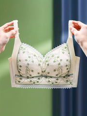 Lace Wireless Bra Full Coverage Women's