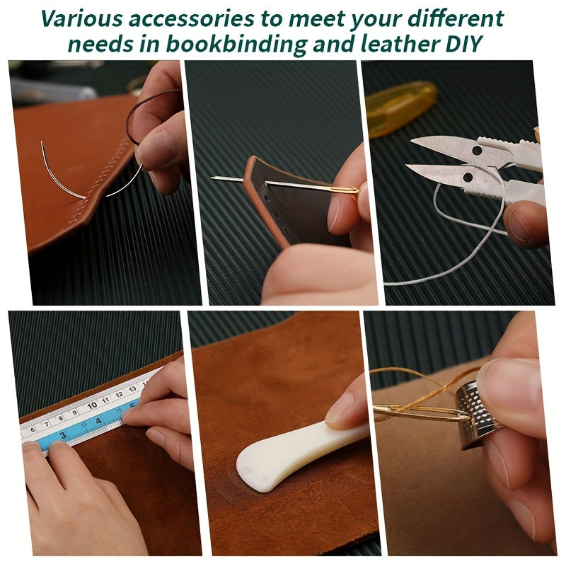 Complete Book Binding Kit for Beginners with Tools and Handbook