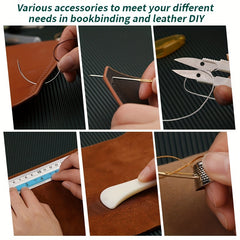Complete Book Binding Kit for Beginners with Tools and Handbook