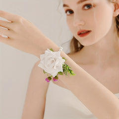 Rose Wrist Corsage Wedding Bride Bridesmaids Corsages