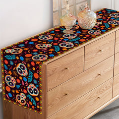 Sugar Skull Halloween Table Runner 33.02x182.88 cm