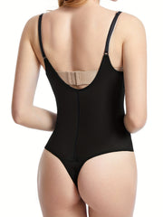 Tummy Control Shaping Bodysuit Slimmer Open Bust Slip Body Shaper