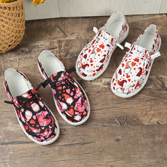 Women's Dwarf & Heart Pattern Skate Shoes