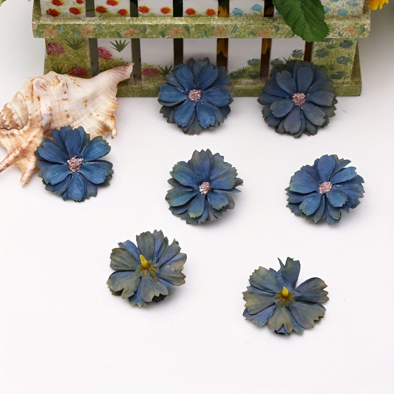DIY Silk Flower Chest Decoration and Headwear Accessories