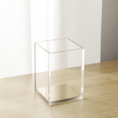 Acrylic Pen Holder Rose Golden Desktop Office Supplies
