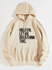Casual Drawstring Hoodie Sweatshirt with Pocket