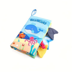 Baby Cloth Crinkle Soft Books, Sensory Stroller Toys, Tummy Time Toys