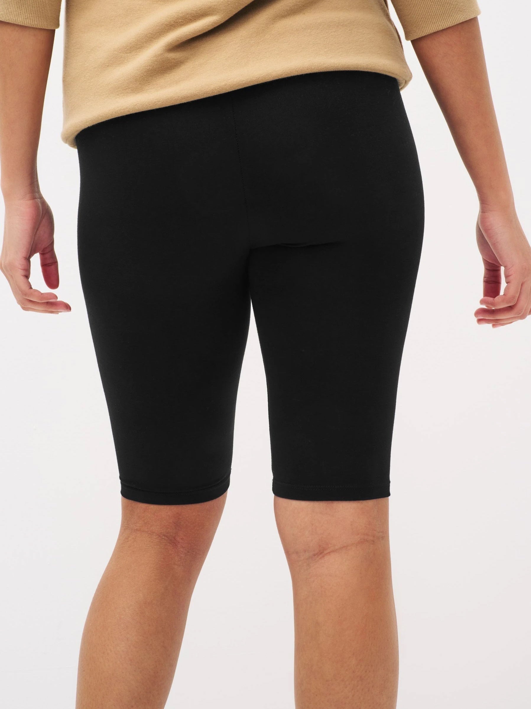Solid Slim Biker Shorts High Waist Summer Shorts Women's Clothing