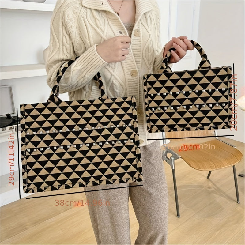 Large Capacity Mommy Tote Bag - Portable Shopping Bag