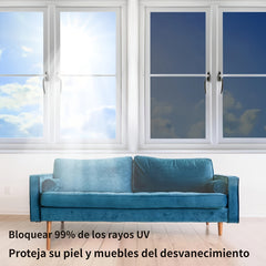 Privacy Mirror Window Film Anti UV Static Cling Heat Control Tint