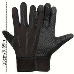 Winter Warm Gloves With Velvet Unisex Outdoor Gloves For Fishing Cycling