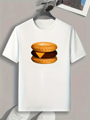 Donuts Print Men's Graphic Tshirt for Summer
